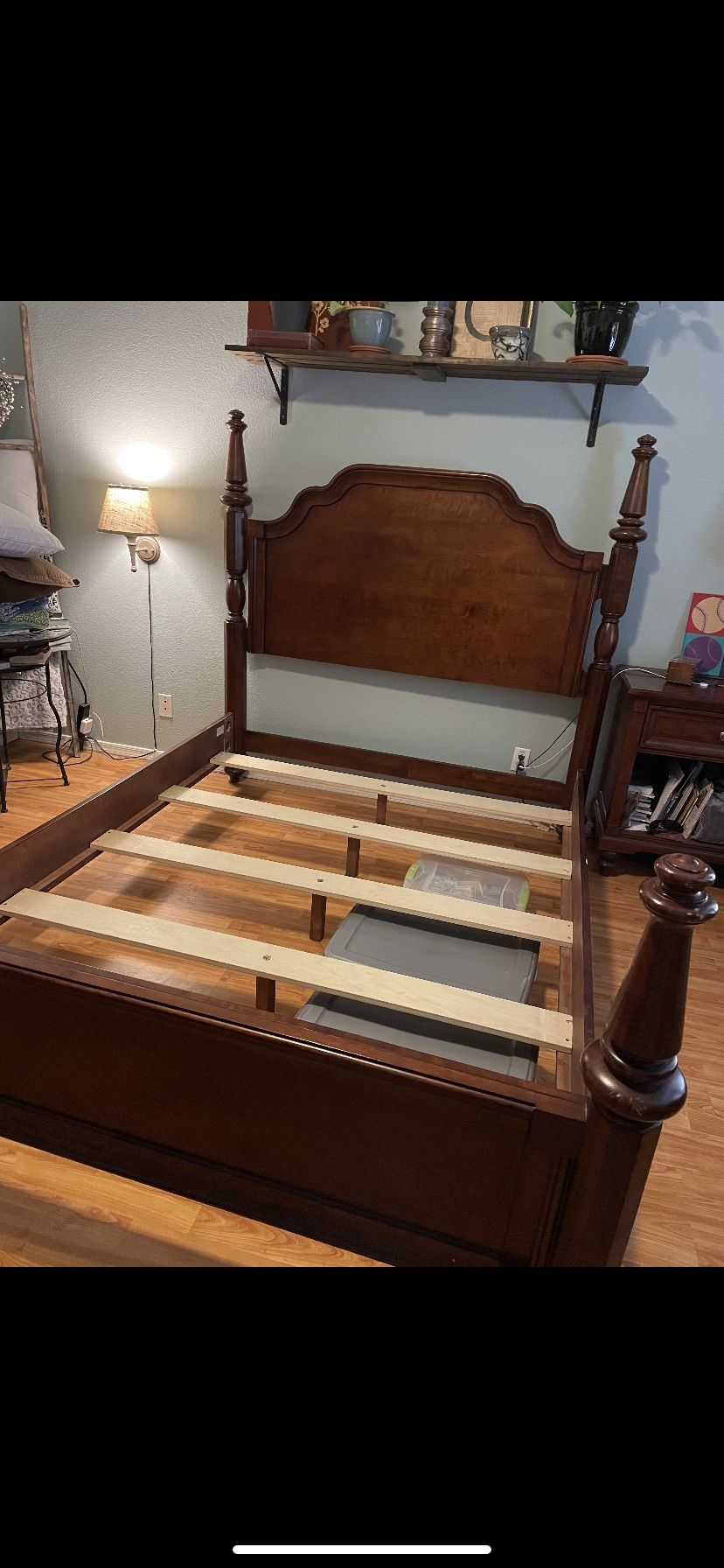 Solid Wood Queen Bed Frame