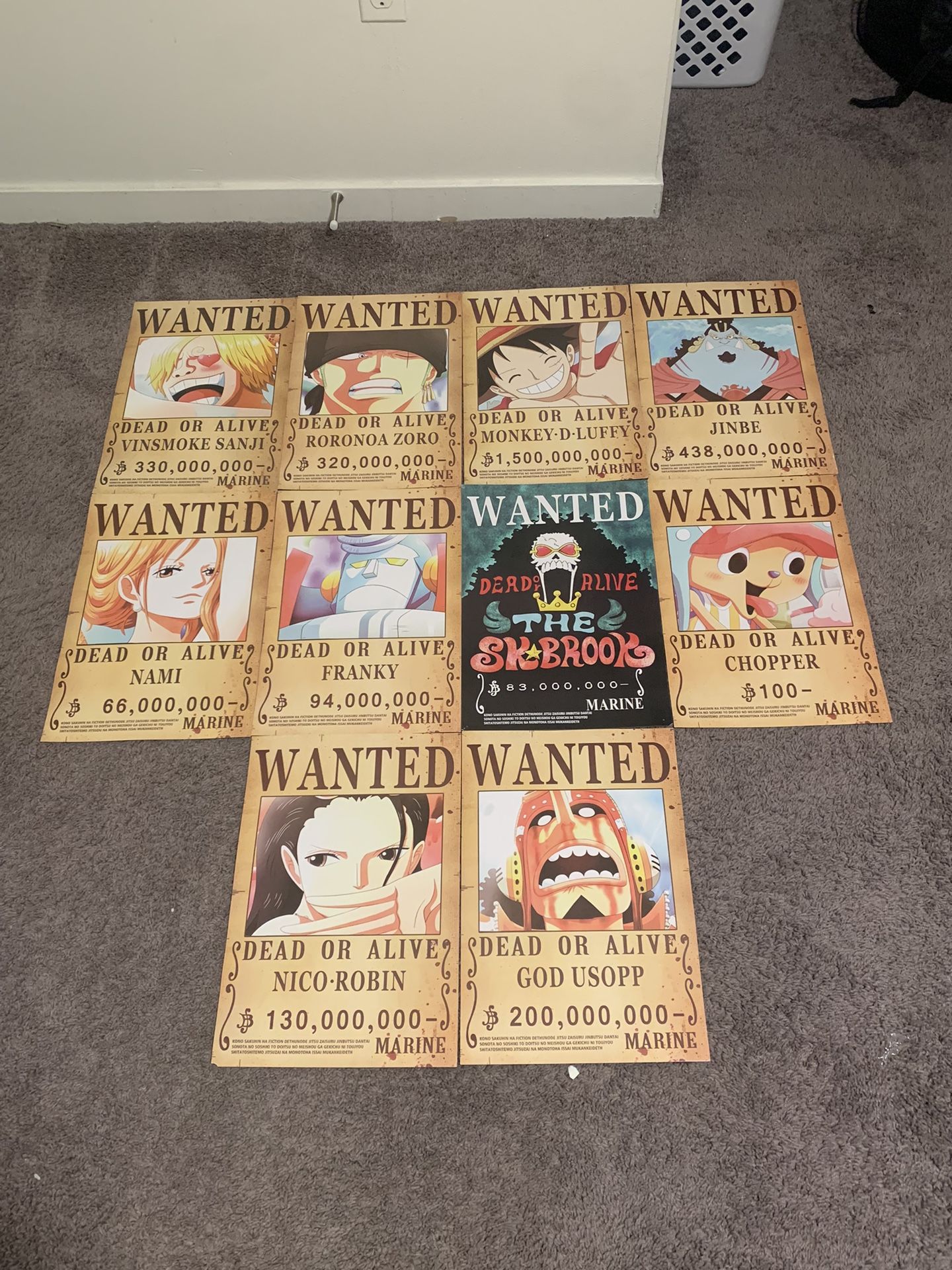 Straw hat crew posters
