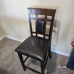 Tall dining table with chairs