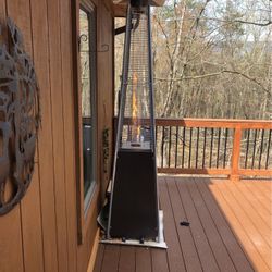 With Cover….Pyramid Deck Heater 48,0000 BTU (Highland Premium Series)