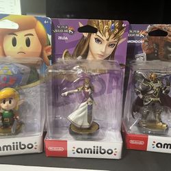 Zelda Amiibos Smash Bros