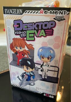 Neon Genesis Evangelion DesQ Desktop EVA Series Blind Box Figure - Asuka unit 02 from miniso