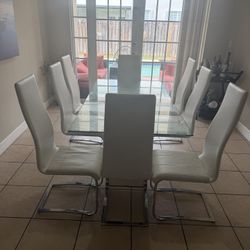 8 Chairs Dinning Table
