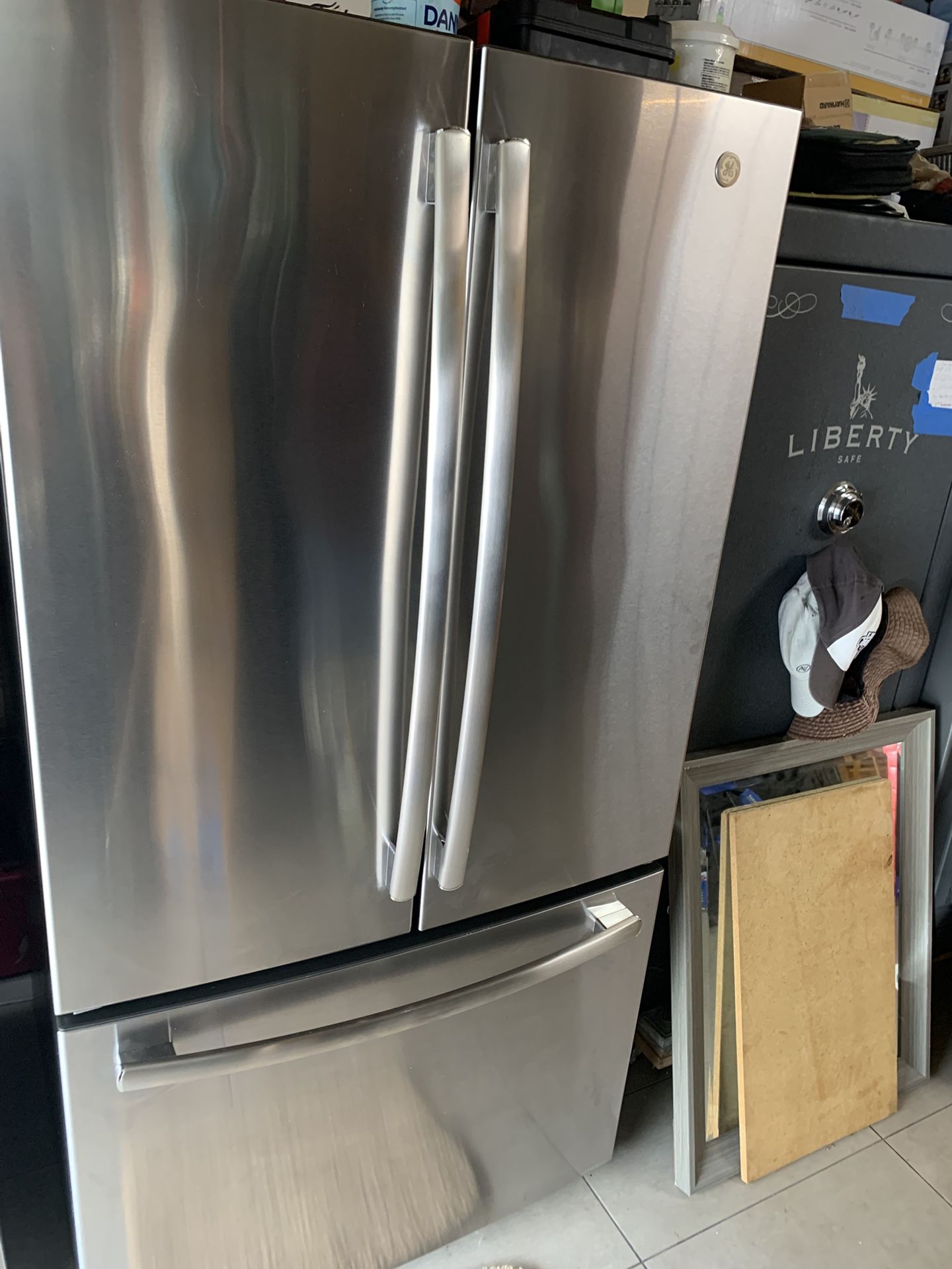 GE FRENCH DOOR REFRIGERATOR- 3 door stainless steel 