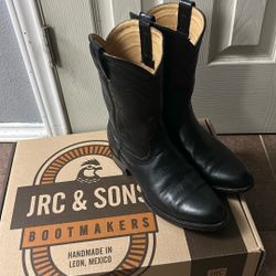 Black Jrc &son Boots Size 9 1/2 