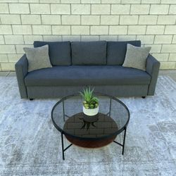 Gray IKEA Friheten Sleeper Sofa 3 Seater Couch  