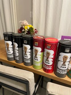 World Cup tins  ( no stickers)