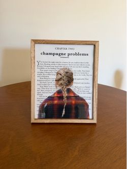Taylor Swift Framed Art - Champagne Problems Lyrics