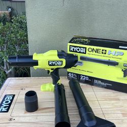 RYOBI ONE+ HP 18V Brushless Cordless 220 CFM 140 MPH Compact Leaf Blower (Tool-Only)