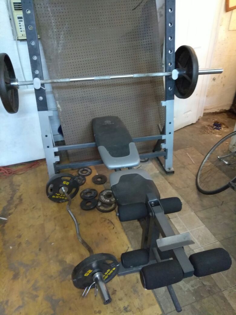 Gold's gym xr 18.9 weight bench.