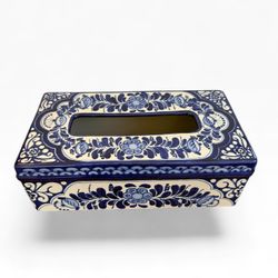 Hand Painted Talavera Napkin Dispenser Cover 