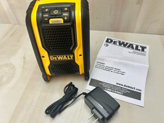 DCR006 DEWALT Speaker Bluetooth 12v/20v Max Job Site w\ USB Port **NEW