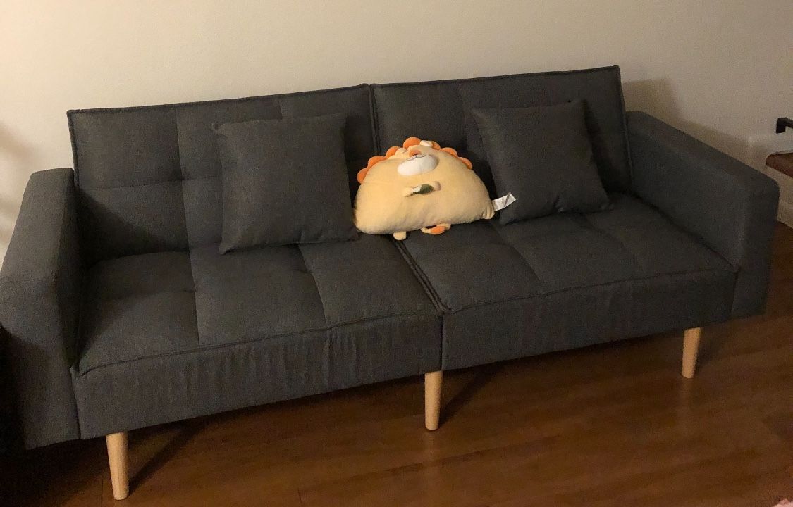 Gray Futon Couch