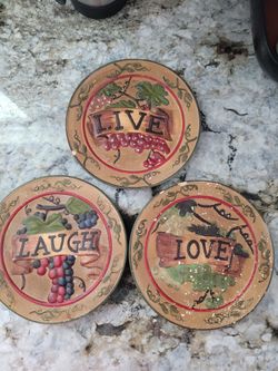 Live, Laugh, Love Plates