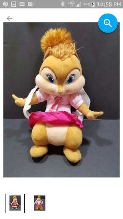 Alvin and the Chimpmunks Brittany plush backpack