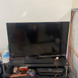 SHARP 36” TV + Google Chromcast