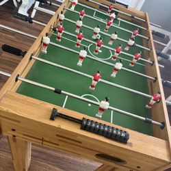 Foosball Table with 3 Balls Included