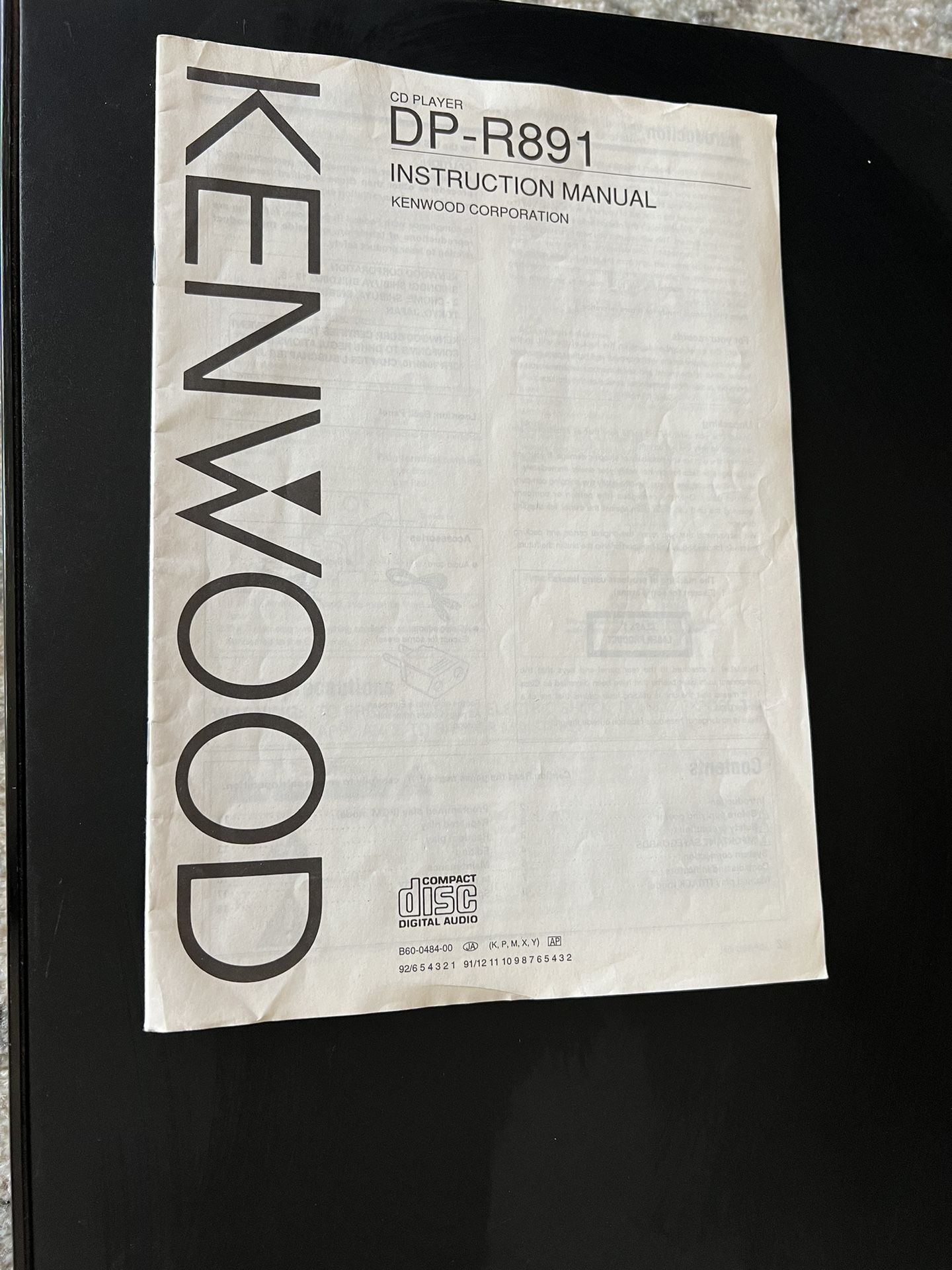 Kenwood Multi Disc Cd Player DPR891 for Sale in Scottsdale, AZ OfferUp