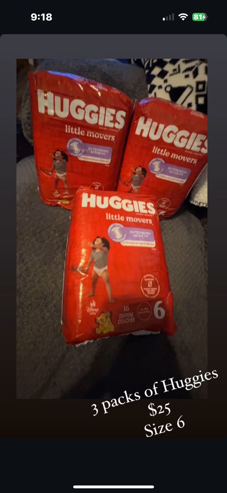 Huggies Size 6