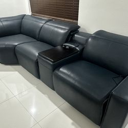 Costco Leather Sectional Recliner 