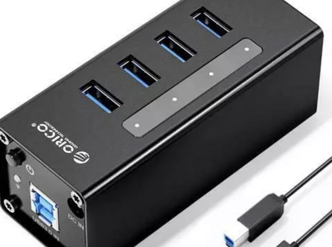 Orico Aluminum 4 Ports USB 3.0 HUB A3H4-V2 5 bps Support BC1.2 and 5Gbps