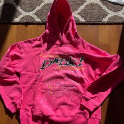 Sp5der P*nk Hoodie Men’s Medium Brand New