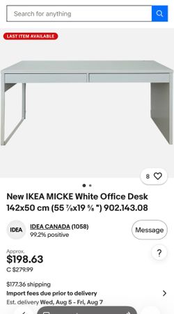 IKEA micke desk