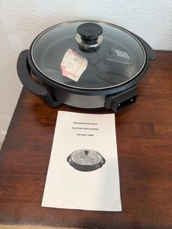 New electric pizza cooker