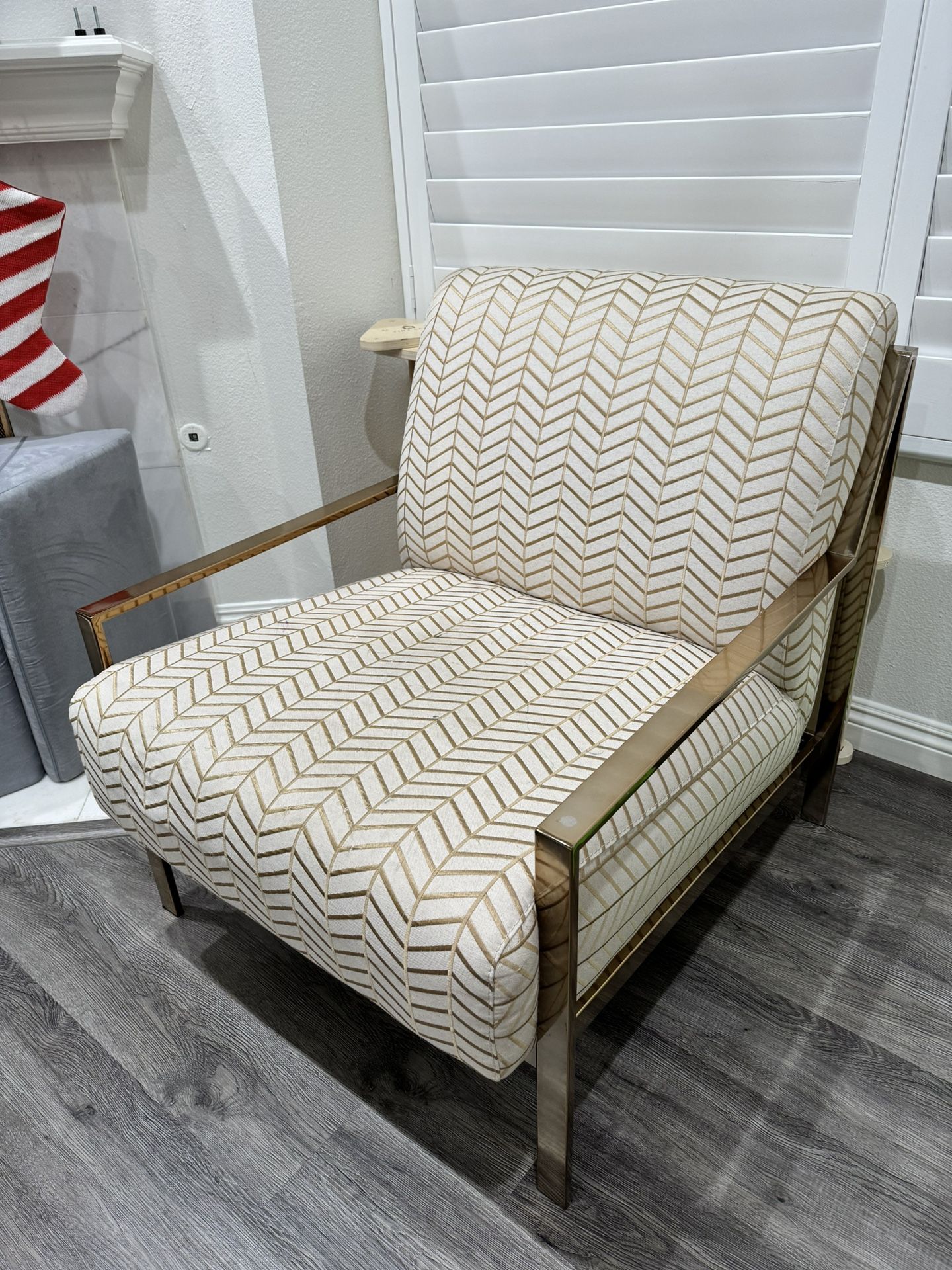 Accent Chair with Metal Frame