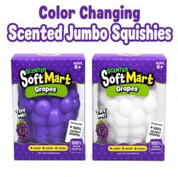 Soft Mart Scented Color Changing Jumbo Grape Squishy