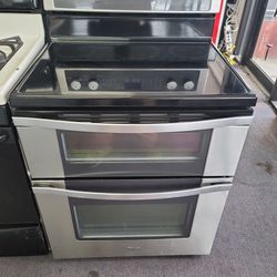 Whirlpool Double Oven Electric Stove 3 Month Warranty 