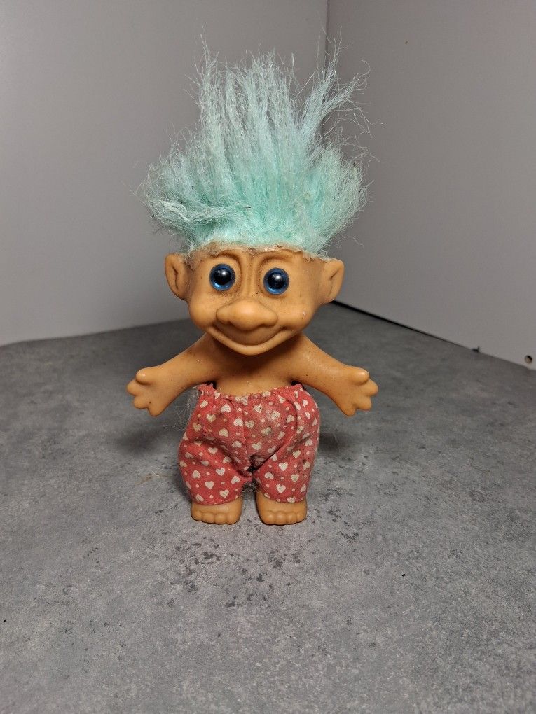Vintage 1990's Russ Berrie Troll Doll