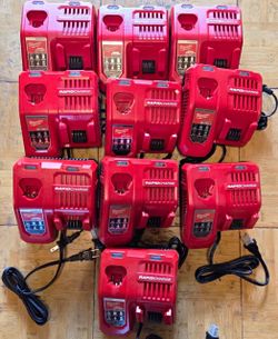 Milwaukee new rapid charger $65 each one