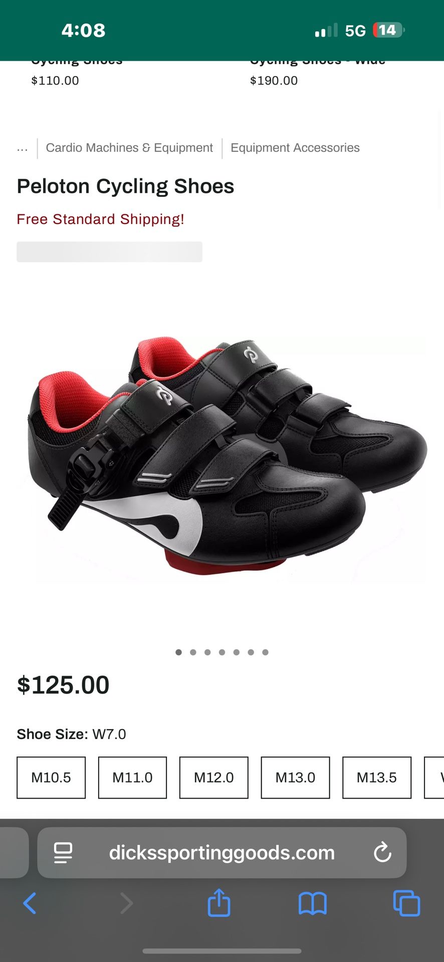 Biking Shoes Peloton