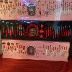 Glitz & Glam Rhinestone Makeup Brushes