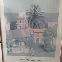 William Buffett La Casa Azul Framed Print