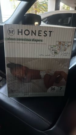 Honest Diapers Size 7  36 Count