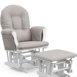 Rocking Chair For Parents With Leg Rest