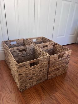 Wicker Baskets (4 qty)