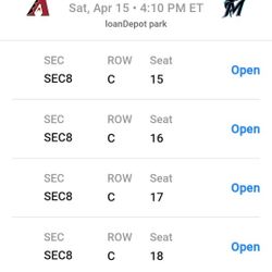 Marlins V D-Backs This Saturday 