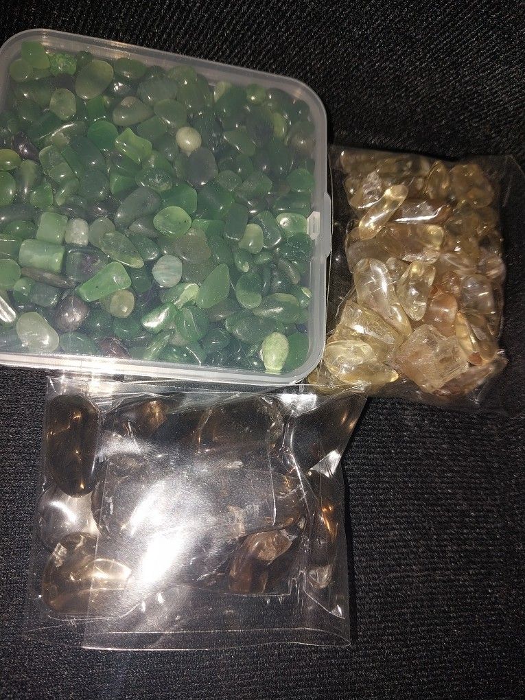 Tumbled Semi Precious Gemstone Pebbles(for crafts)