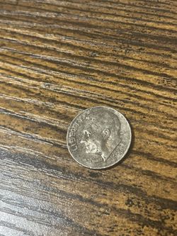 1989 Dime with Lamination Error