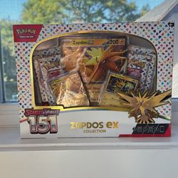 151 Zapdos EX Box