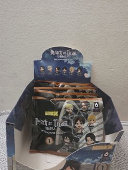Attack on titan mini nendoriod plush keychain