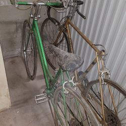 2 Old Bikes Need New Tires And A Seat. Both For 30$