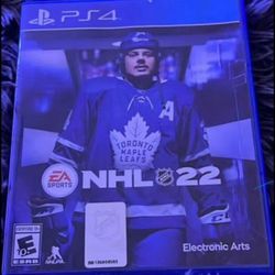 NHL22 ps4 hockey game 