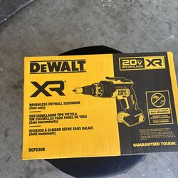 XR 20V MAX Lithium-Ion Cordless Brushless Screw Gun (Tool Only)