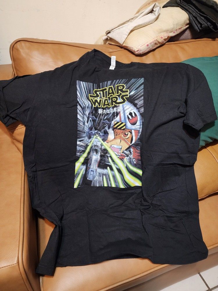 STAR WARS ANIME TSHIRT 2XL