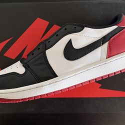 Jordan 1 Low Black Toe Men’s 11.5 DS