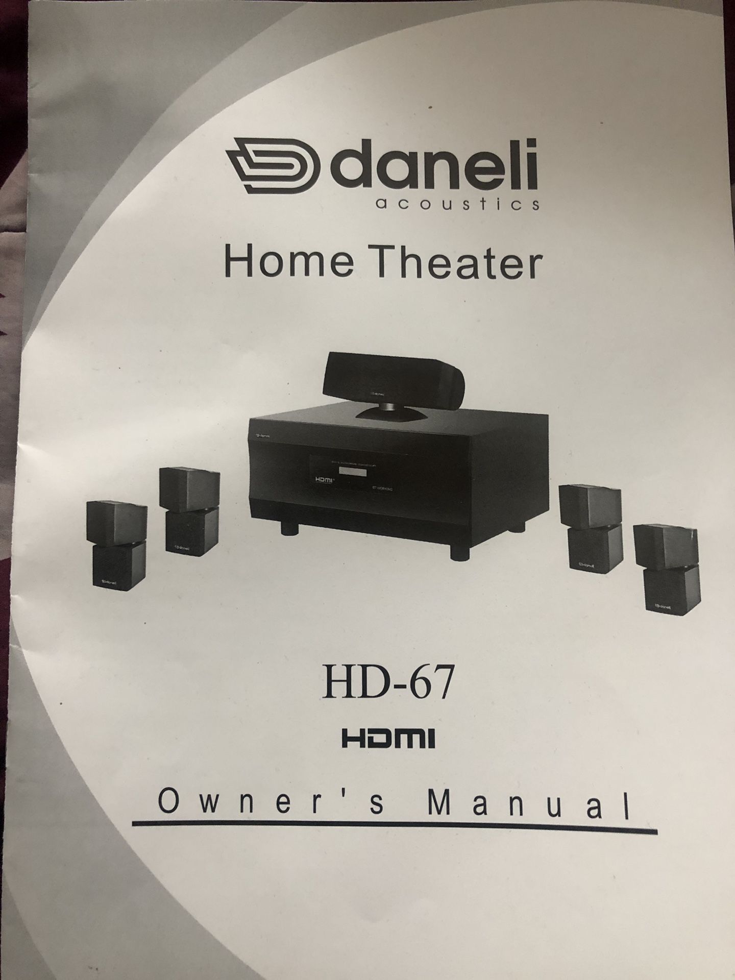 Daneli Acoustics HD-67 5.1 Home Theater System
